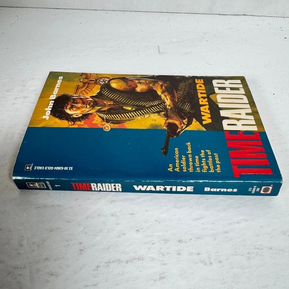 Wartide TimeRaider John Barnes 1992 First Edition Gold Eagle Sci-Fi‎